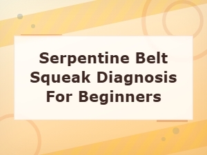 Serpentine Belt Squeak Diagnosis: Common Causes and Easy Fixes for Beginners